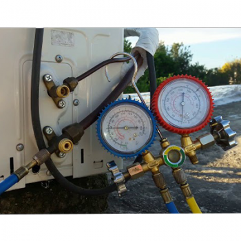 Arbol de carga de gas refrigerante